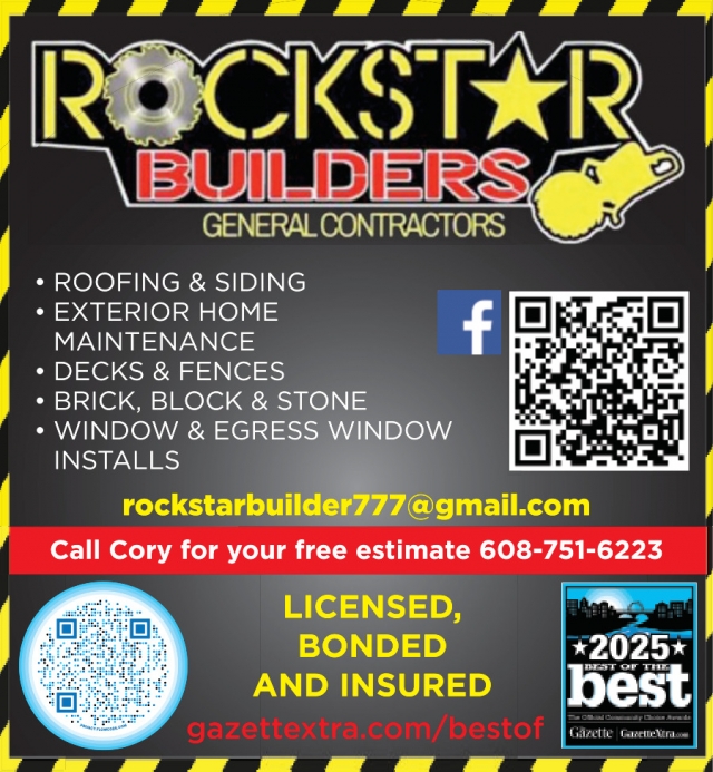 Roofing & Siding, Rockstar Builders, Janesville, WI