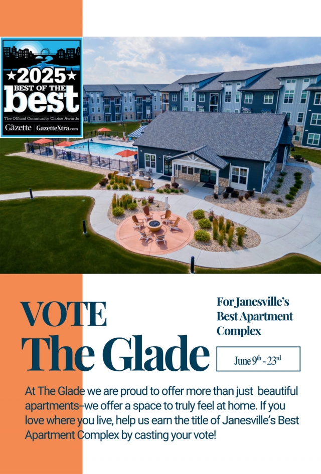 Best Apartment Complex, The Glade, Janesville, WI