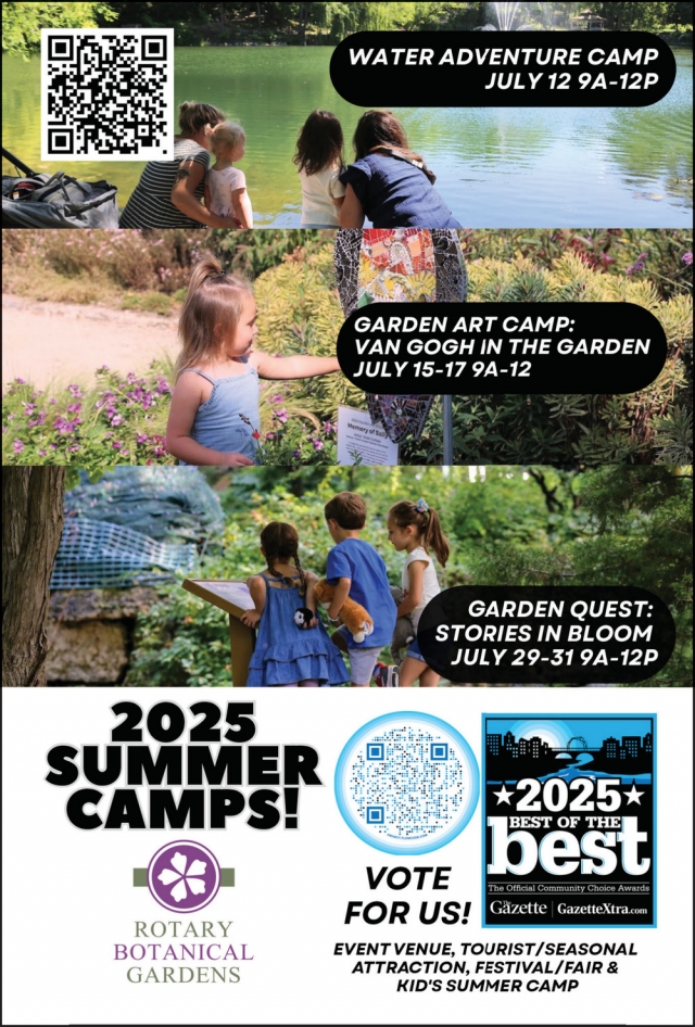 2025 Summer Camps!, Rotary Botanical Gardens, Janesville, WI