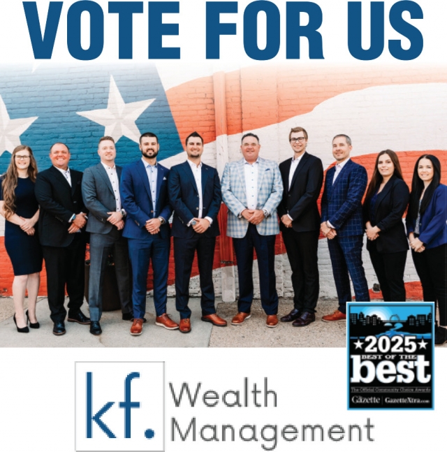 Vote for Us, Kf. Wealth Management, Salem, WI