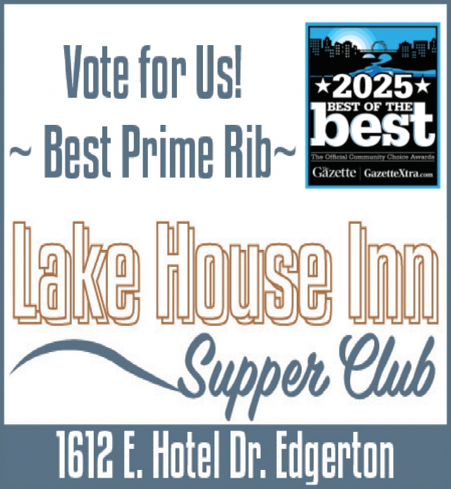 Best Prime Rib, Lake House Inn, Edgerton, WI