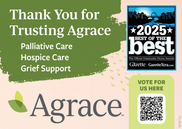 Thank You for Trusting Agrace, Agrace, Janesville, WI