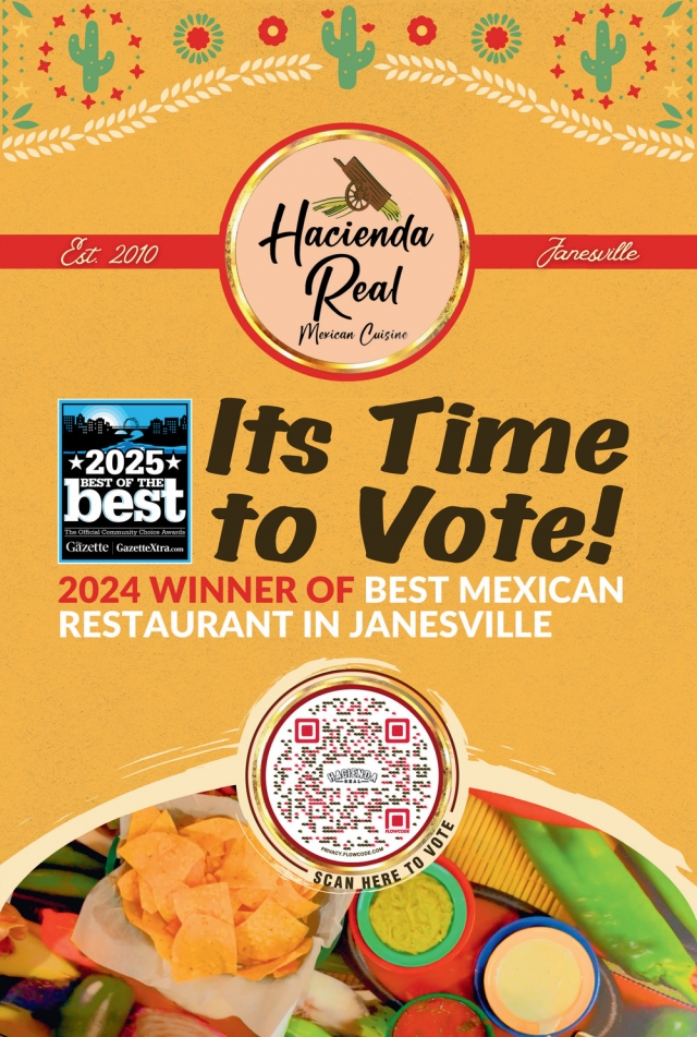 Best Mexican Restaurant, Hacienda Real Mexican Restaurant, Janesville, WI