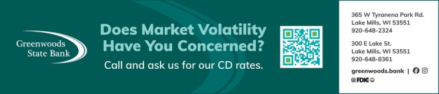 Does Market Volatility Have You Concerned?, Greenwoods State Bank, Burlington, WI