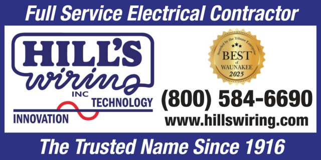 Full Service Electrical Contractor, Hill's Wiring, Inc., Baraboo, WI
