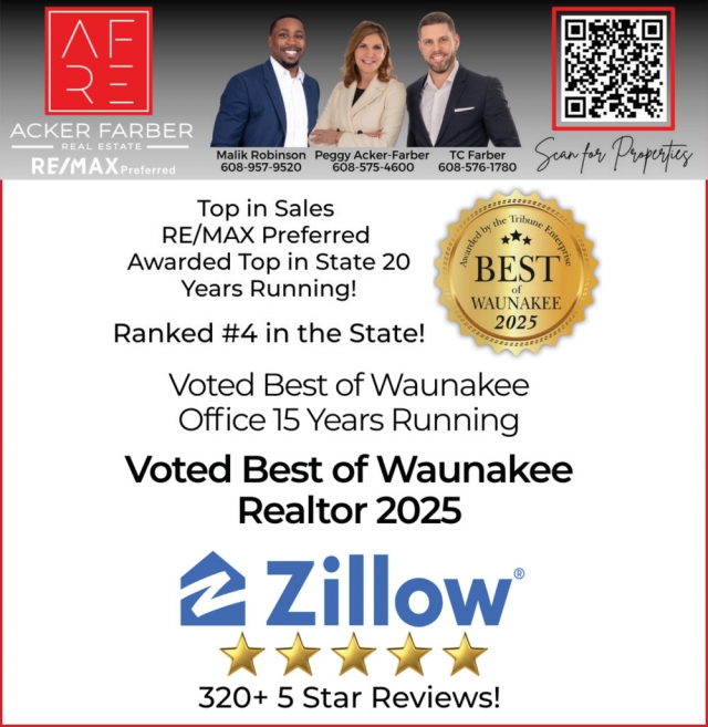 Real Estate Team, Re/Max - Peggy Acker-Farber Team, Waunakee, WI