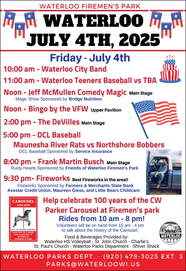 July 4th, Waterloo July 4th, 2025
