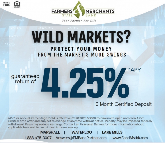 Wild Markets?, Farmers Merchants State Bank, Oconomowoc, WI