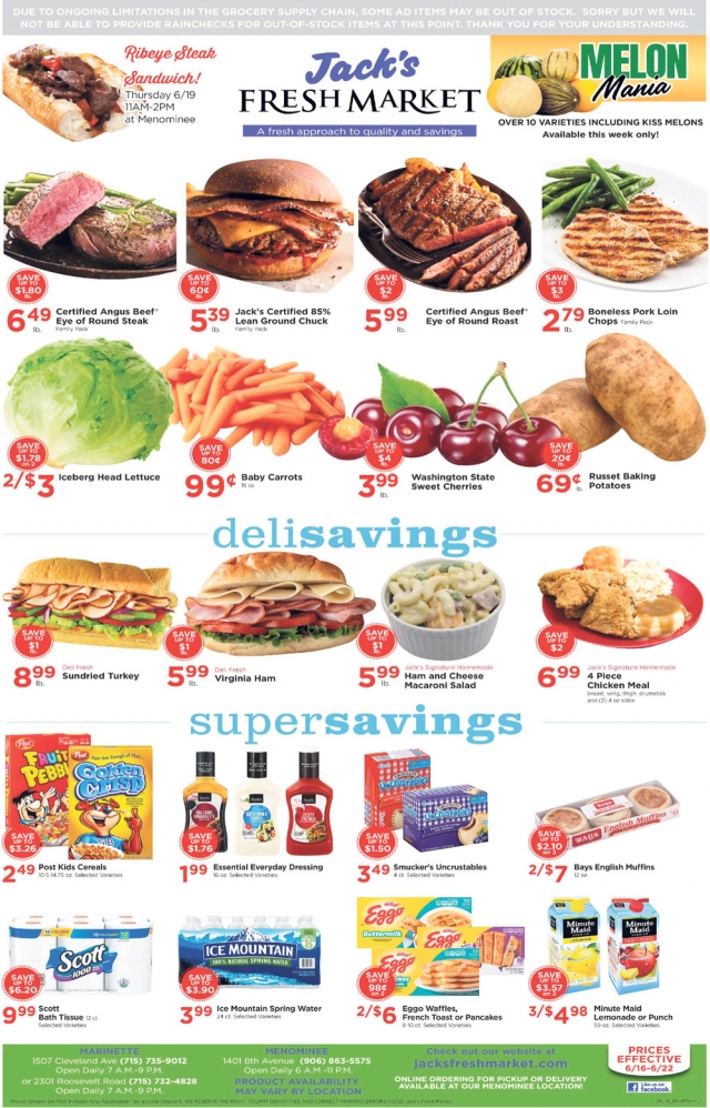 Fresh Market, Jack's Fresh Market, Menominee, MI