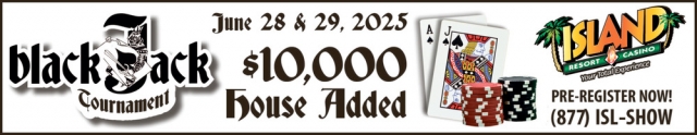 Black Jack Tournament, Island Resort & Casino, Harris, MI