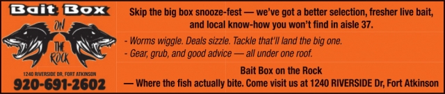 Rock River Bait Box, Rock River Bait Box, Fort Atkinson, WI