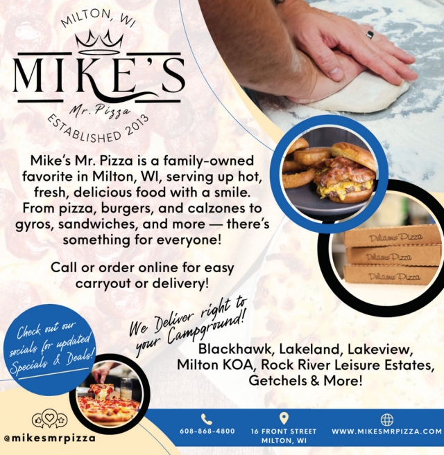 Best Pizza, Mike's Mr. Pizza, Milton, WI