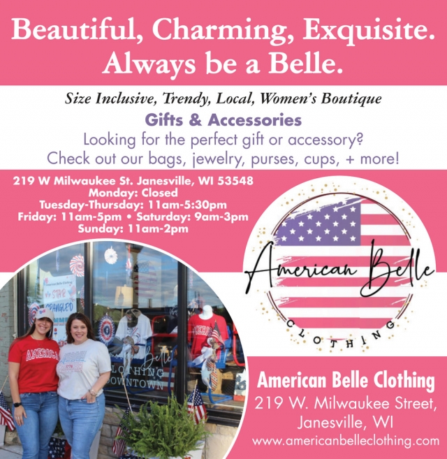 Beautiful, Charming, Exquisite., American Belle Clothing