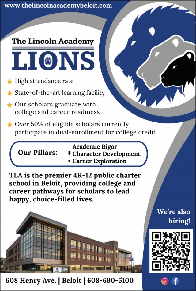 High Attendance Rate, The Lincoln Academy, Beloit, WI