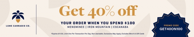 Get 40% OFF, Lume Cannabis Co.