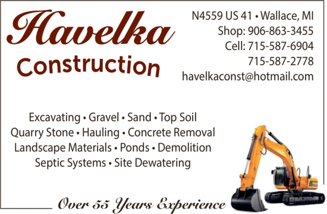 Excavating, Havelka Construction