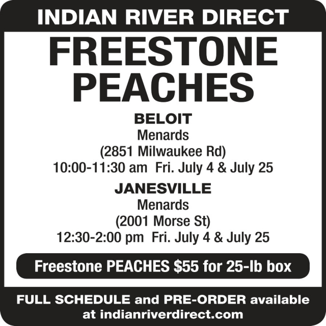 Freestone Peaches, Indian River Direct