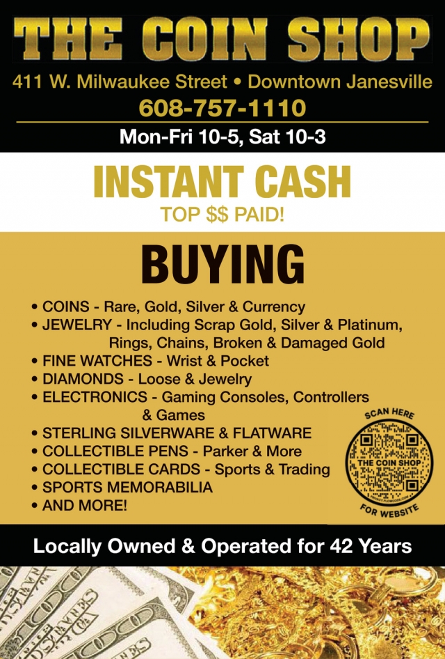 Coin Shop, The Coin Shop, Janesville, WI