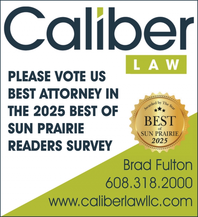 Best Attorney, Caliber Law, Sun Prairie, WI