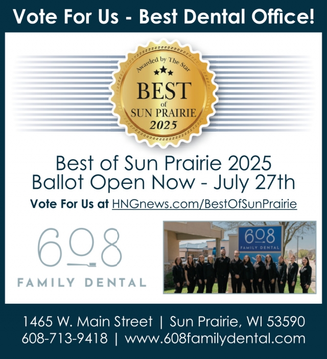 Best Dental Office, 608 Family Dental, Sun Prairie, WI