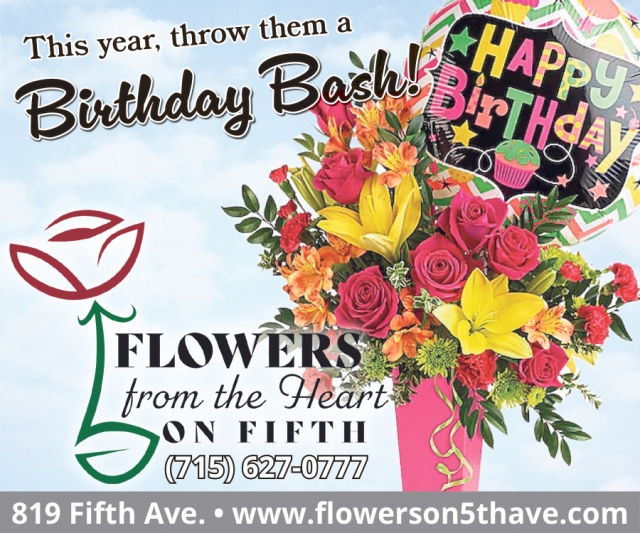 Flowers, Flowers From the Heart of Fifth, Antigo, WI