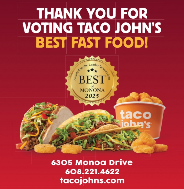Best Fast Food, Taco John's - Monona, Monona, WI