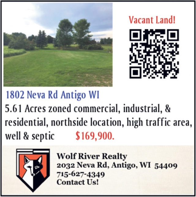 1802 Neva Rd Antigo WI, Wolf River Realty, Antigo, WI