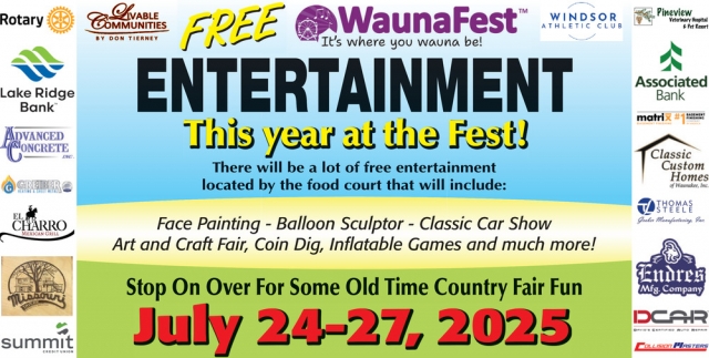 Entertainment, WaunaFest, Waunakee, WI