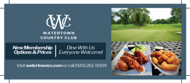 Dine with Us Everyone Welcome!, Watertown Country Club