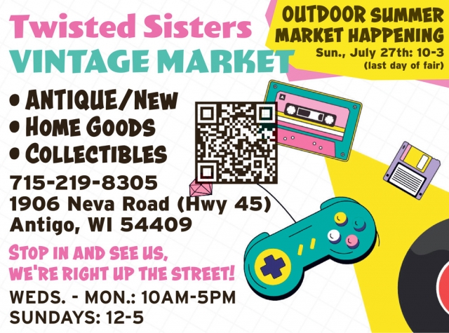 Antique/New, Twisted Sisters Vintage Market