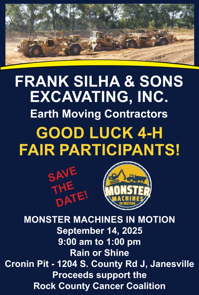 Earth Moving Contractors, Frank Silha & Sons Excavating, Janesville, WI