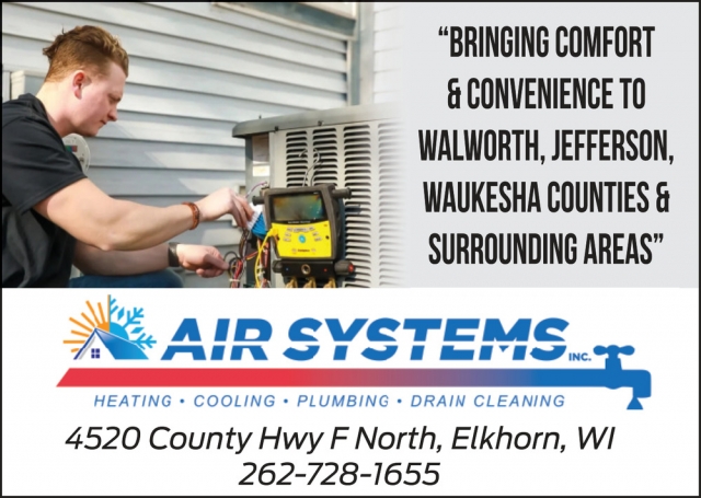 Heating Cooling Plumbing, Air Systems Inc