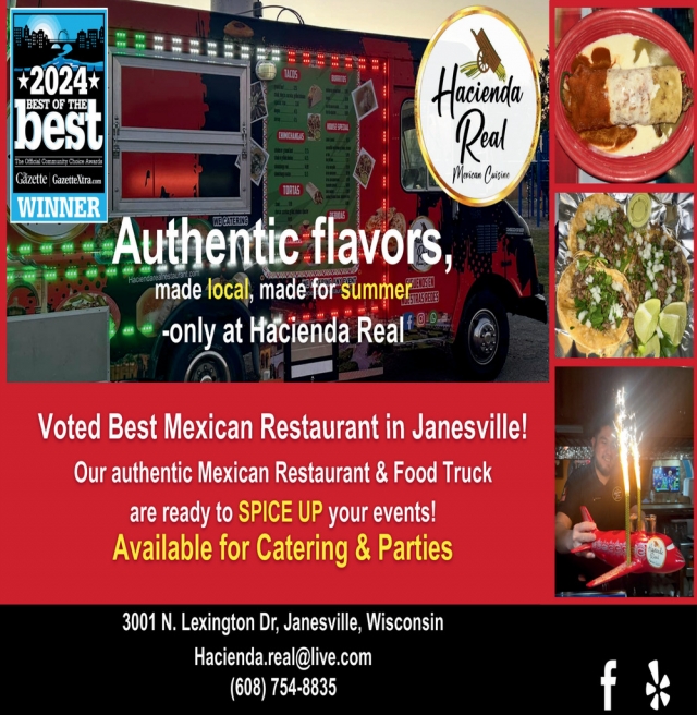Best Mexican Restaurant, Hacienda Real Mexican Restaurant, Janesville, WI