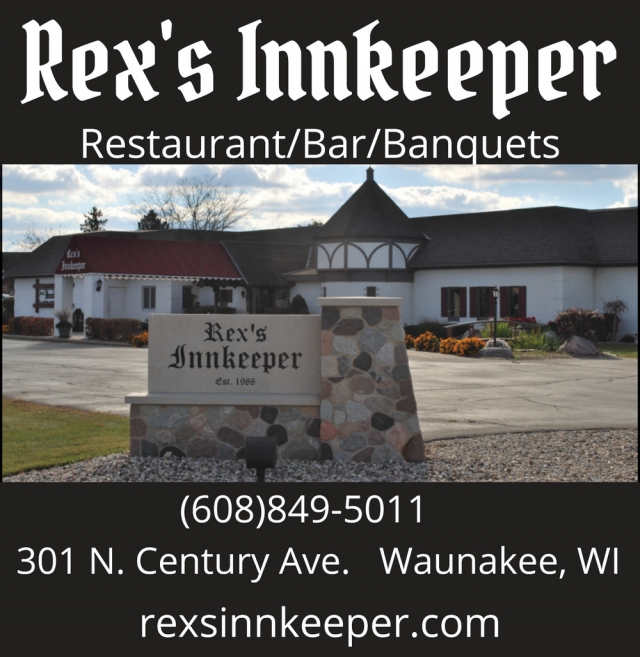 Restaurant/Bar/Banquets, Rex's Innkeeper, Waunakee, WI