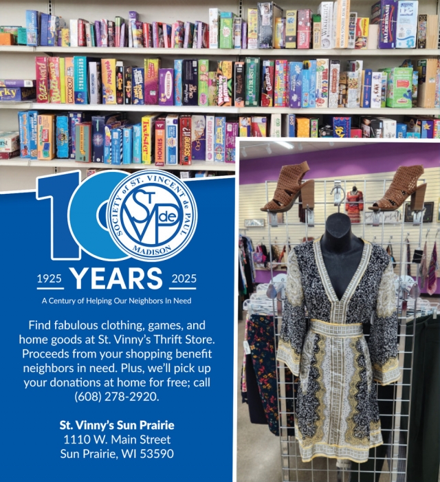 Find Fabulous Clothing, St. Vinny's Sun Prairie, Sun Prairie, WI