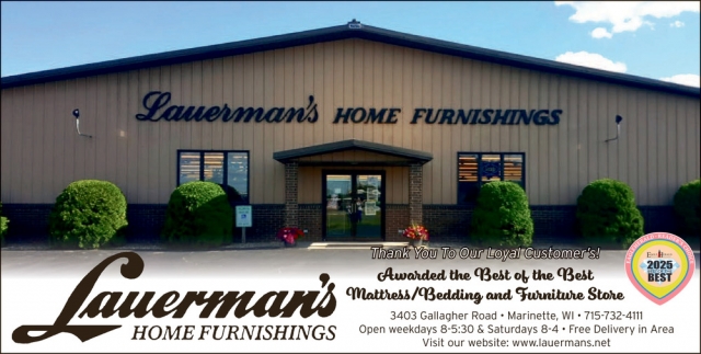 Home Furnishings, Lauerman's Home Furnishing, Marinette, WI