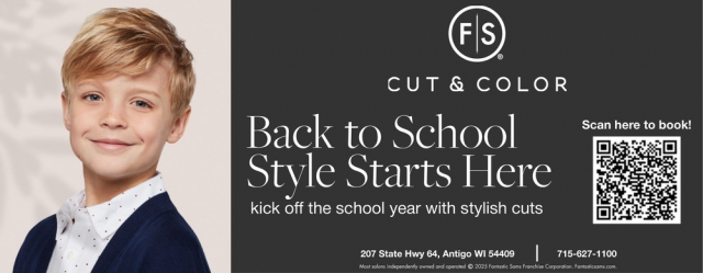Back to School Style Starts Here, Fantastic Sam's - Antigo, Antigo, WI