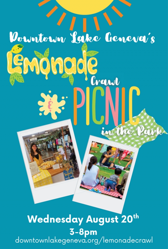 Lemonade Crawl Picnic, Downtown Lake Geneva's