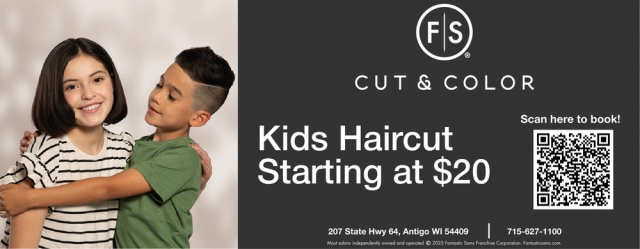Kids Haircut Starting at $20, Fantastic Sam's - Antigo, Antigo, WI