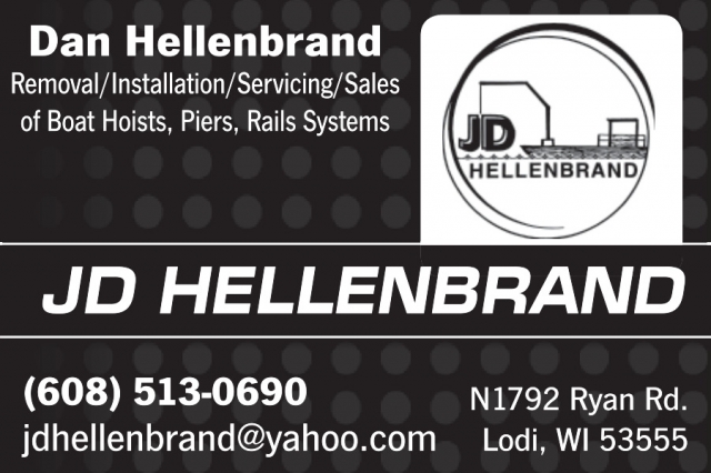 Boat Hoists, JD Hellenbrand LLC, Lodi, WI