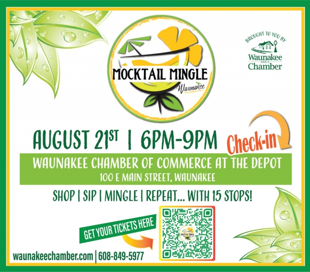 Mocktail Mingle, Waunakee Area Chamber of Commerce, Waunakee, WI