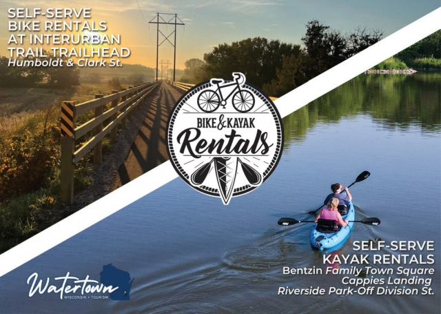 Bike & Kayak Rentals, Watertown Tourism