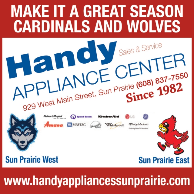 Appliance Repair, Handy Appliance Sales and Service, Sun Prairie, WI
