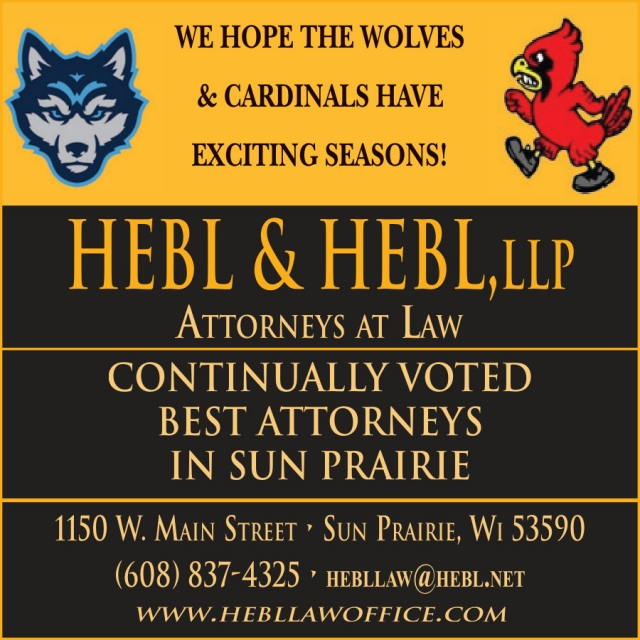 Attorneys at Law, Hebl & Hebl LLP, Sun Prairie, WI