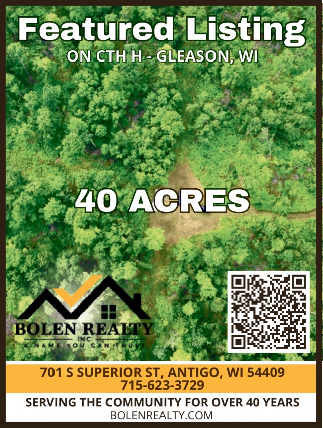 Featured Listing, Bolen Realty, Antigo, WI