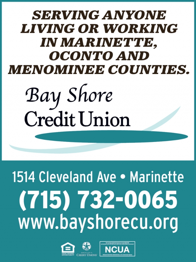 Financial Services, Bay Shore Credit Union - Marinette, Marinette, WI
