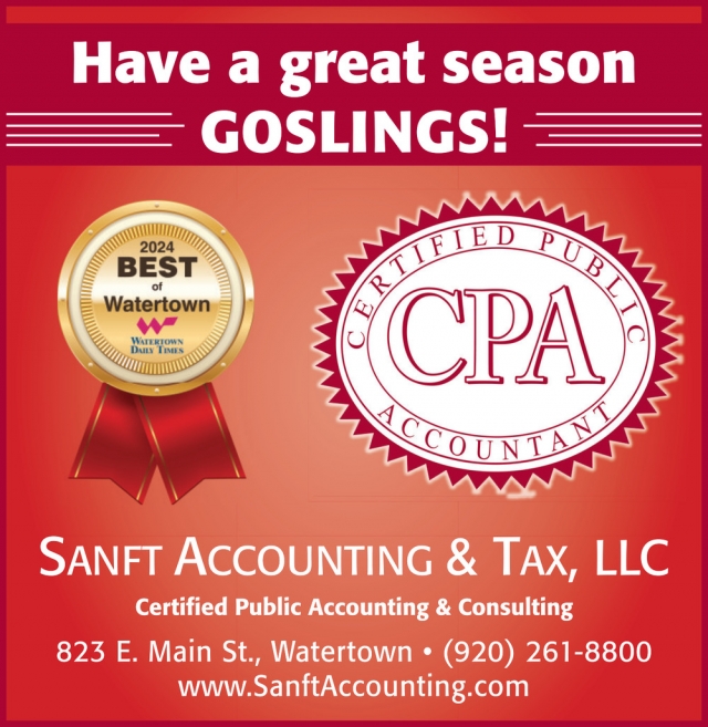 Certified Public Accounting & Consulting, Sanft Accounting & Tax, LLC, Lake Mills, WI