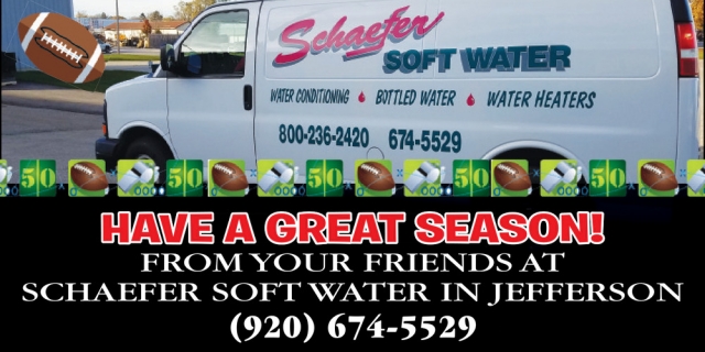 Have a Great Season!, Schaefer Soft Water, Lake Mills, WI