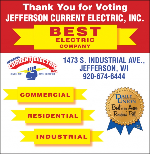 Best Electric Company, Jefferson Current Electric, Inc., Jefferson, WI