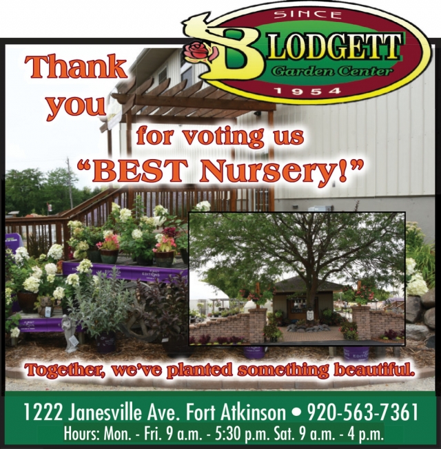 Best Nursery, Blodgett Pet & Garden Center, Fort Atkinson, WI